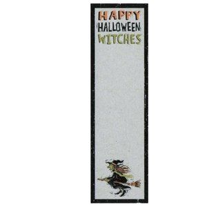 Happy Halloween Witches Magnetic List Notepad - Primitives by Kathy